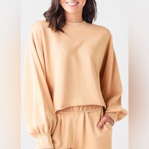 FRAME Easy Shirtail Sweatshirt Organic Cotton XS